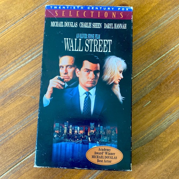 Other - Wall Street Charlie Sheen Michael Douglas 1987 VHS